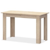 vidaXL Dining Table and Benches 3 Pieces Engineered Wood Oak