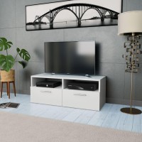 Vidaxl Tv Cabinet Engineered Wood 37.4X13.8X14.2 White