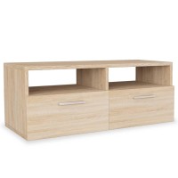 Vidaxl Tv Cabinet Engineered Wood 37.4X13.8X14.2 Oak