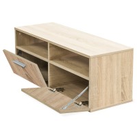 Vidaxl Tv Cabinet Engineered Wood 37.4X13.8X14.2 Oak