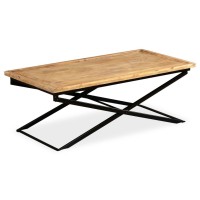 vidaXL Coffee Table Solid Mango Wood 43.3