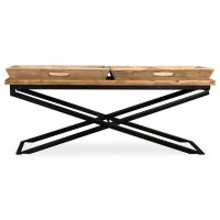 vidaXL Coffee Table Solid Mango Wood 43.3