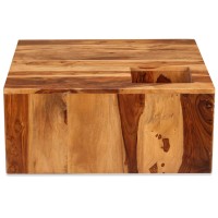 vidaXL Coffee Table Solid Sheesham Wood 27.6