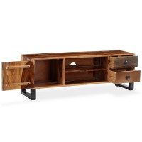Vidaxl Tv Cabinet Solid Sheesham Wood 47.2X11.8X15.7