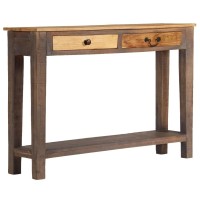 Vidaxl Console Table Solid Wood Vintage 46.5X11.8X31.5