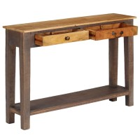 Vidaxl Console Table Solid Wood Vintage 46.5X11.8X31.5