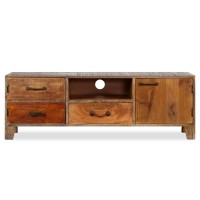 vidaXL TV Stand Solid Wood Vintage 46.5