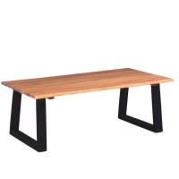 Vidaxl Coffee Table Solid Acacia Wood 43.3X23.6X15.7