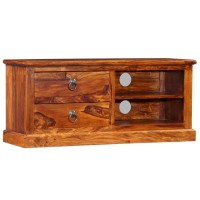 Vidaxl Tv Cabinet Solid Sheesham Wood 35.4X11.8X15.7