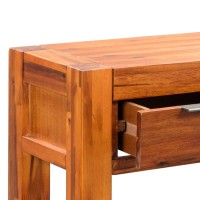 vidaXL Console Table Solid Acacia Wood 33.8