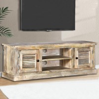 vidaXL TV Stand Solid Wood Mango