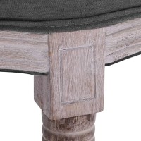 vidaXL Bench Linen Solid Wood 59.1
