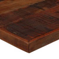 vidaXL Bar Table Solid Reclaimed Wood Dark Brown 47.2