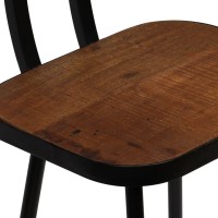 Famirosa Bar Chairs 4 Pcs Solid Reclaimed Wood