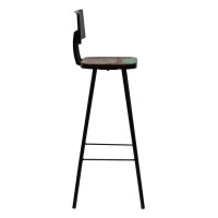 Famirosa Bar Chairs 2 Pcs Solid Reclaimed Wood