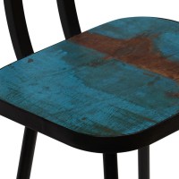 Famirosa Bar Chairs 2 Pcs Solid Reclaimed Wood