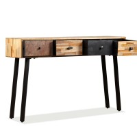 vidaXL Console Table Solid Reclaimed Teak 47.2