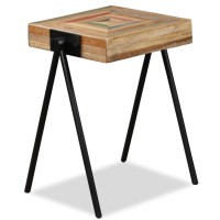 vidaXL Side Table Solid Reclaimed Teak