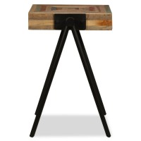 vidaXL Side Table Solid Reclaimed Teak