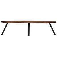 vidaXL Coffee Table Solid Reclaimed Teak Oval 47.2