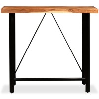 Vidaxl Bar Table Solid Acacia Wood 47.2X23.6X42.1
