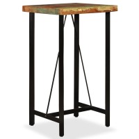 Vidaxl Bar Table Solid Reclaimed Wood 23.6X23.6X42.1