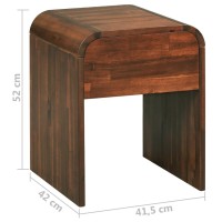 vidaXL Nightstand 16.3