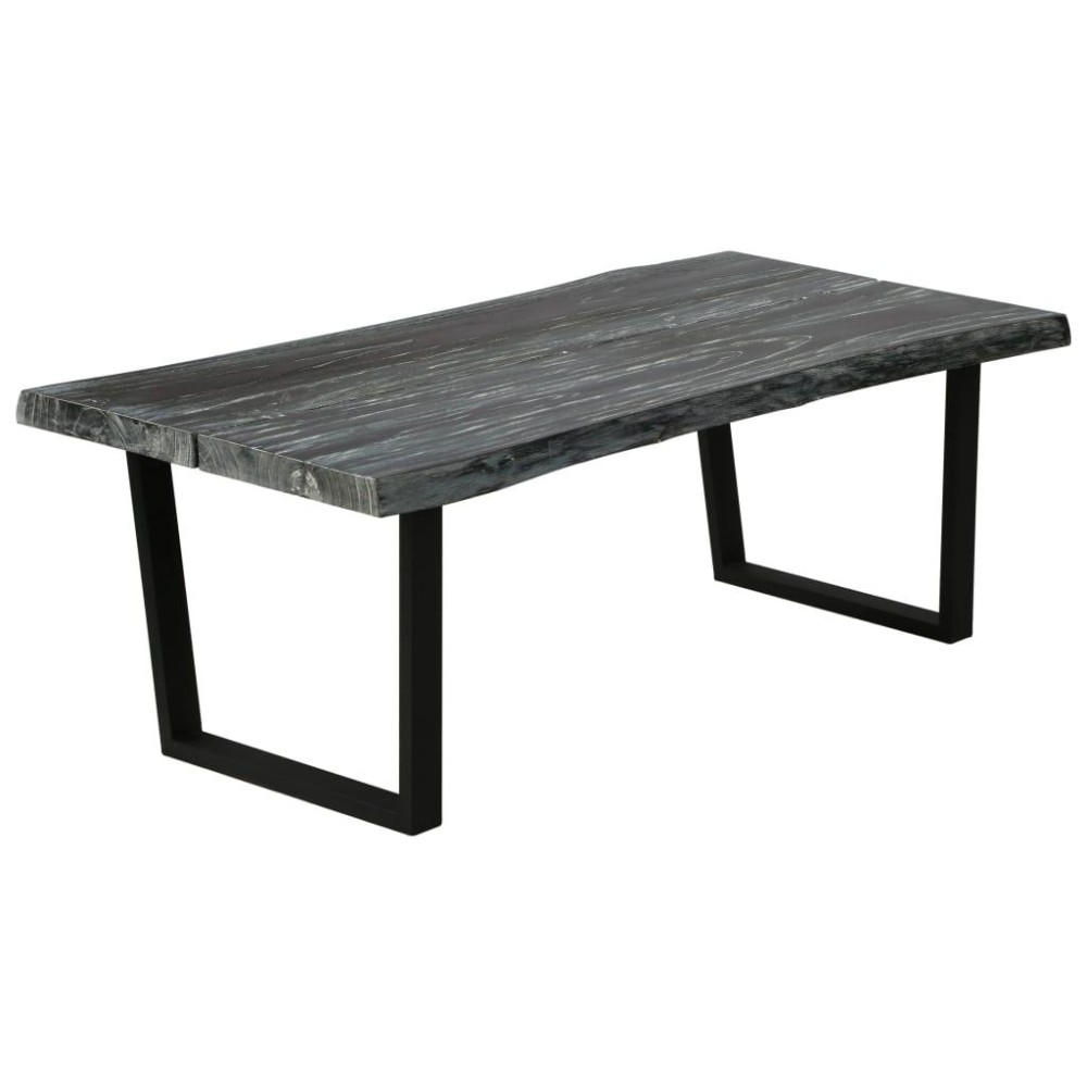 vidaXL Coffee Table Solid Mindi Wood 40.2