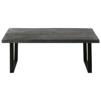 vidaXL Coffee Table Solid Mindi Wood 40.2