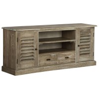 vidaXL TV Stand Solid Mindi Wood 57.1