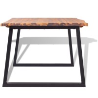 vidaXL Dining Table Solid Acacia Wood 78.7