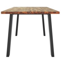 vidaXL Dining Table Solid Acacia Wood 66.9