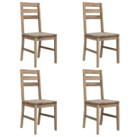 Vidaxl Dining Chairs 4 Pcs Solid Acacia Wood