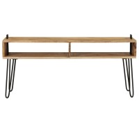 vidaXL TV Stand Solid Mango Wood 43.3