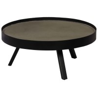 vidaXL Coffee Table Concrete Top 29.1