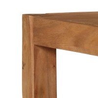 vidaXL Coffee Table Solid Acacia Wood 31.5