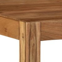 vidaXL Coffee Table Solid Acacia Wood 31.5