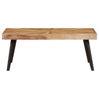 Vidaxl Coffee Table Solid Mango Wood 35.4X21.7X14.2