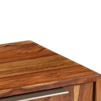 vidaXL TV Stand Solid Wood Sheesham with Honey Finish 46.5