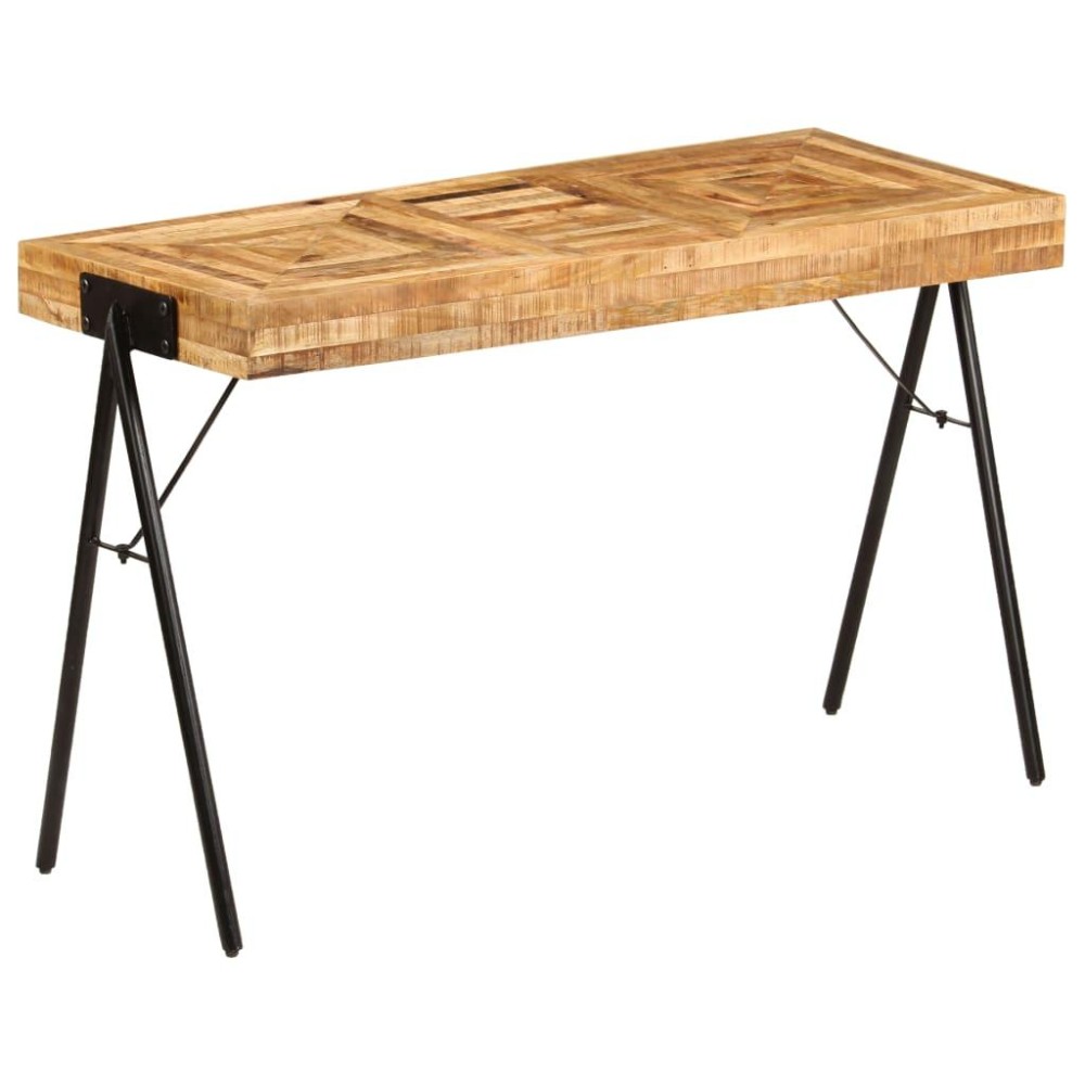 vidaXL Writing Table Solid Mango Wood 46.5