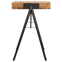 vidaXL Writing Table Solid Mango Wood 46.5