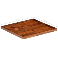 vidaXL Serving Tray Solid Sheesham Wood 19.7