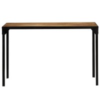 vidaXL Dining Table Solid Rough Mango Wood and Steel 47.2