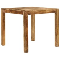 Vidaxl Dining Table Solid Mango Wood 32.3X31.5X29.9