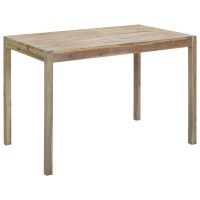 Vidaxl Dining Table 47.2X27.6X29.5 Solid Acacia Wood