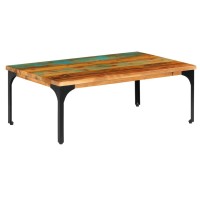Vidaxl Coffee Table 39.4X23.6X13.8 Solid Reclaimed Wood