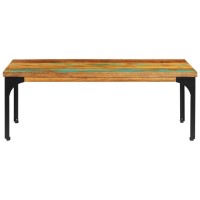 Vidaxl Coffee Table 39.4X23.6X13.8 Solid Reclaimed Wood