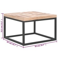 vidaXL Coffee Table 19.7