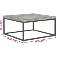 vidaXL Coffee Table 29.5