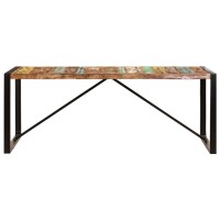 Vidaxl Dining Table 78.7X39.4X29.5 Solid Reclaimed Wood